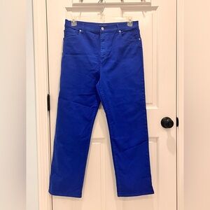 Royal blue LOFT jeans size 10